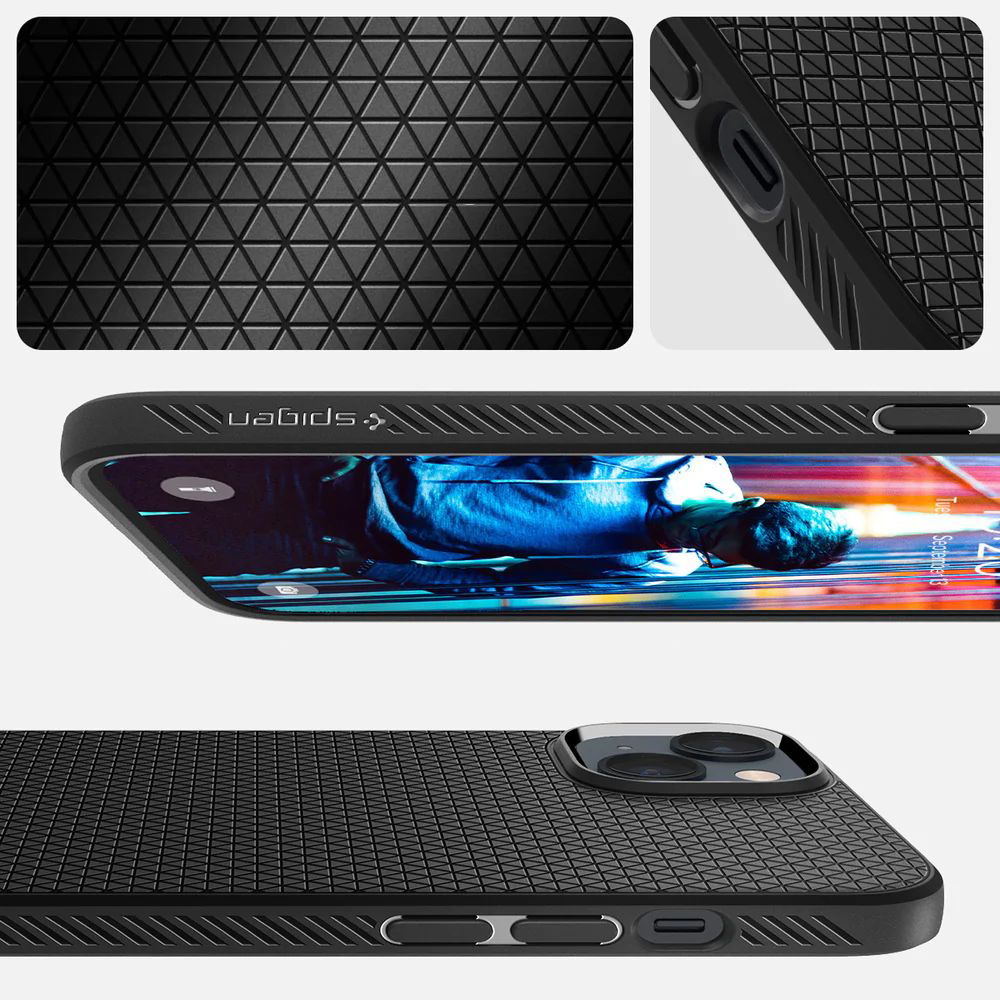 Etui z geometrycznym wzorem Spigen Liquid Air do iPhone 14